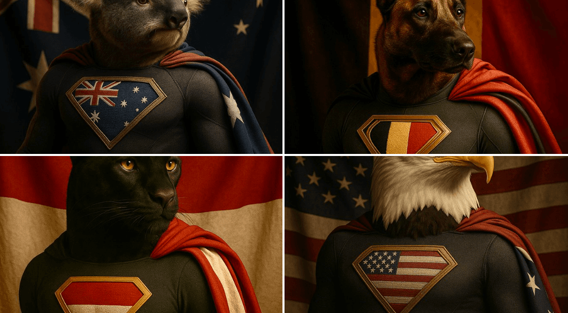 Super Animal Heroes (animal, portrait)