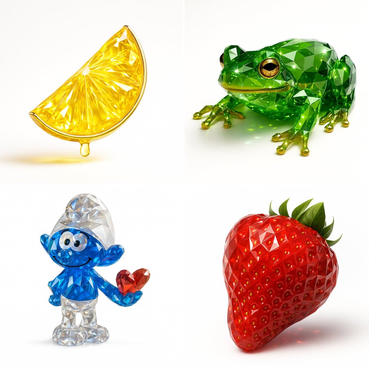 Rendering gemstones (nature, photography)