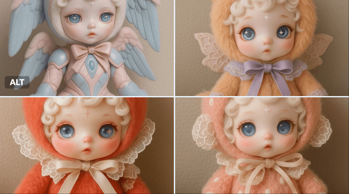 Cute designer dolls (animal, character)