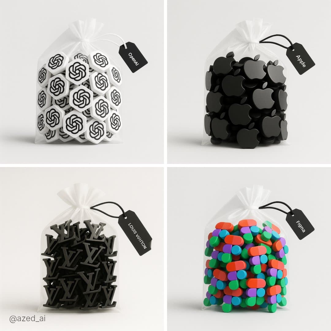 Objects in transparent plastic bags (photography)