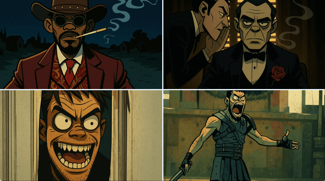 Gorillaz style (illustration)