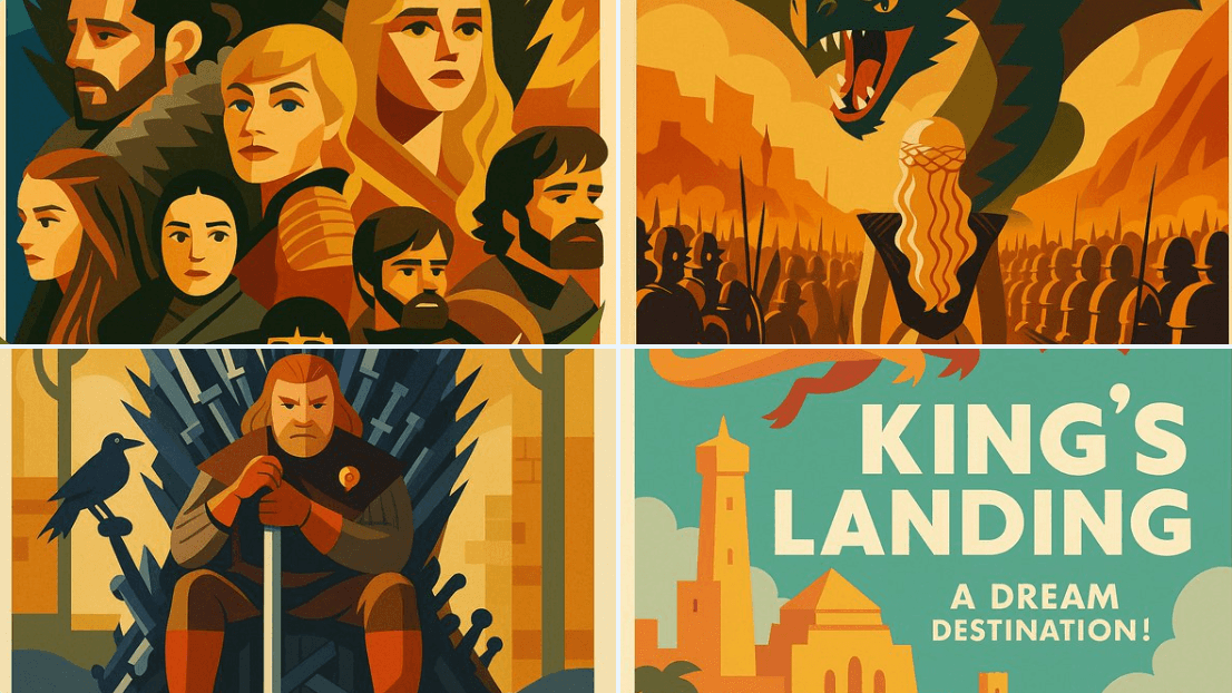 Posters from the 1950s (poster, typography)