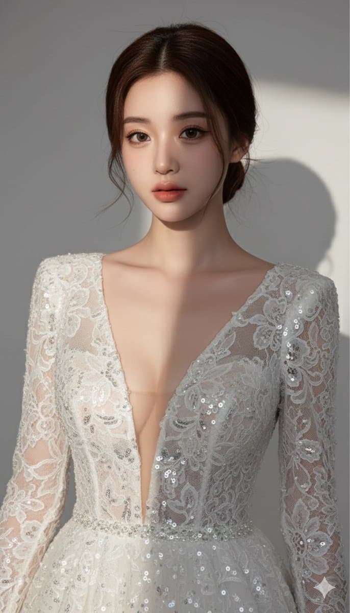 Ultra-detailed, photorealistic portrait of a beautiful woman (fashion, photography)