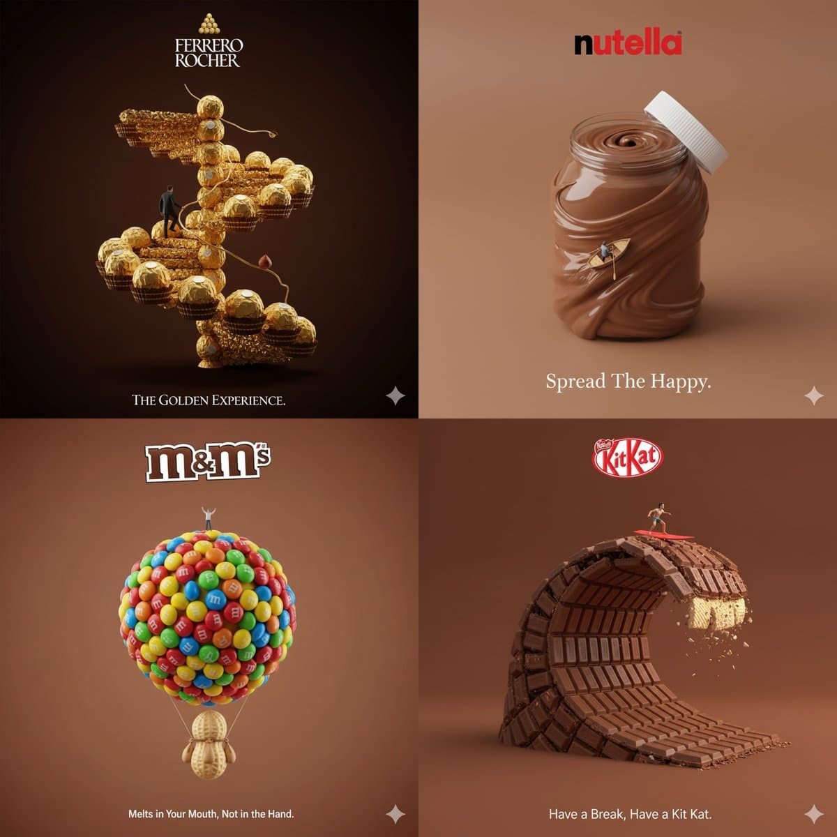 Brand Creative 3D Advertising (branding, minimalist)