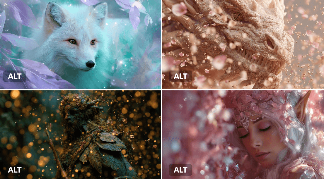 Enchanted Particle Bloom (creative)