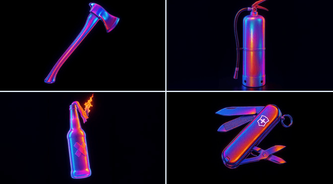 Neon Style Tool (minimalist, neon)