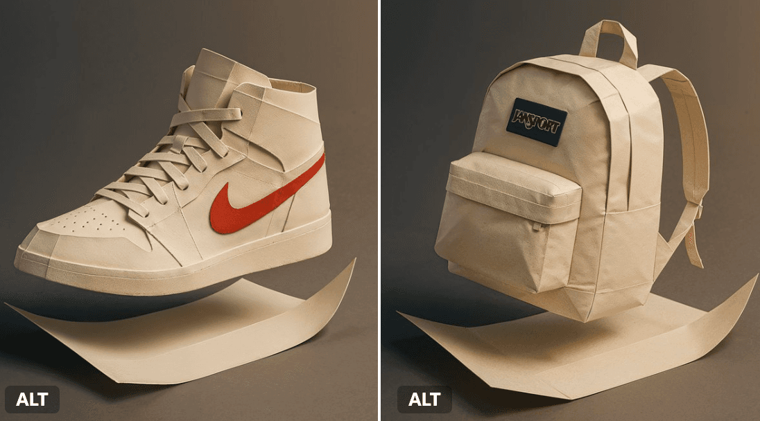 Brand Flat Paper Style (branding, minimalist)