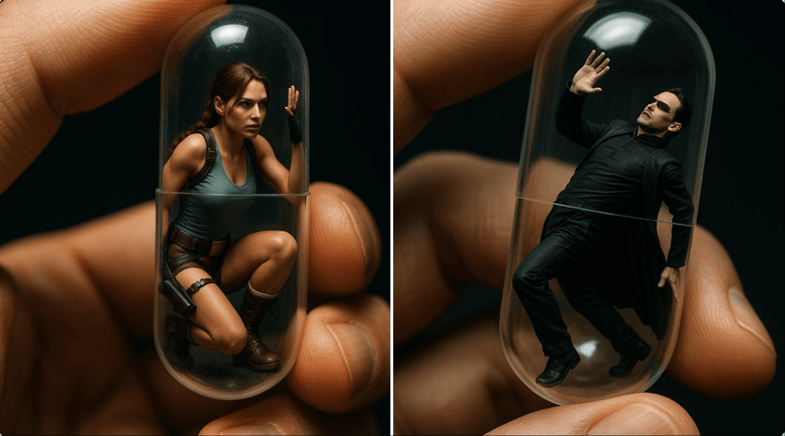 Micro transparent capsule