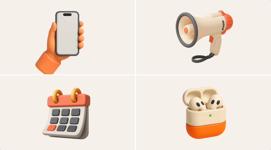 Mundo 3D con bloques interesantes